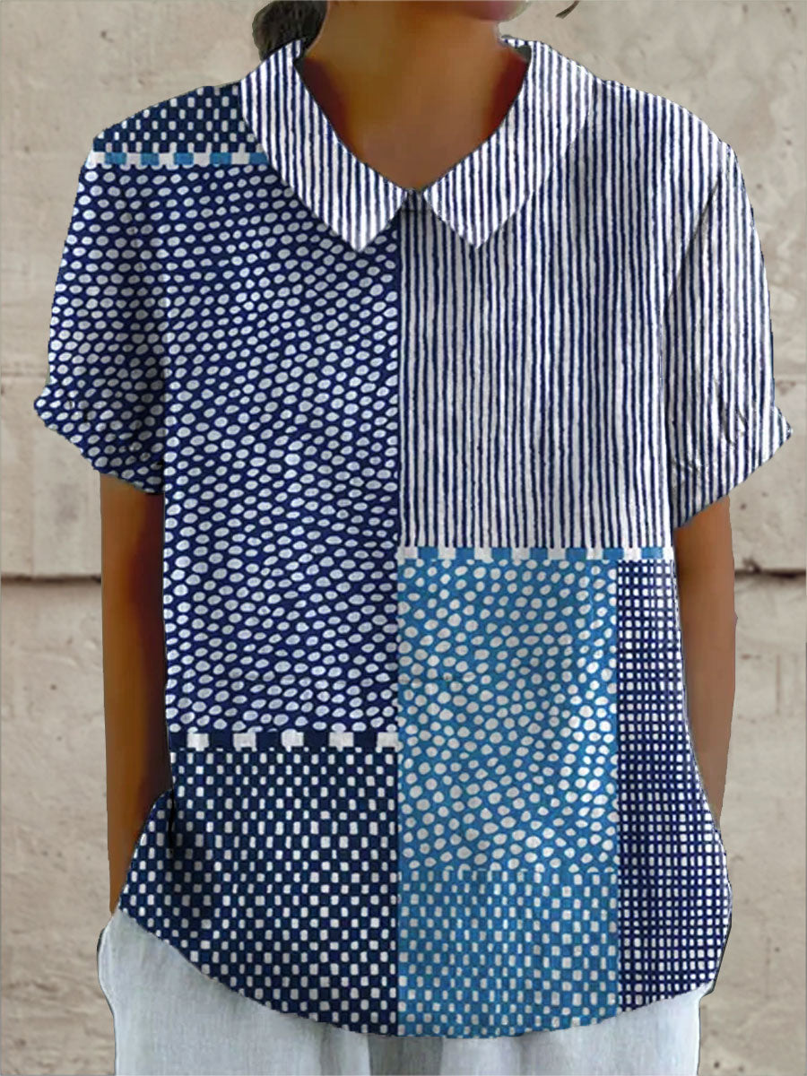 Allie | Camicia a Stampa Patchwork