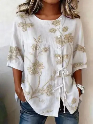 Celestina | Blusa floreale elegante