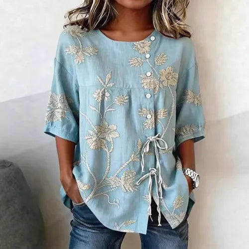 Celestina | Blusa floreale elegante