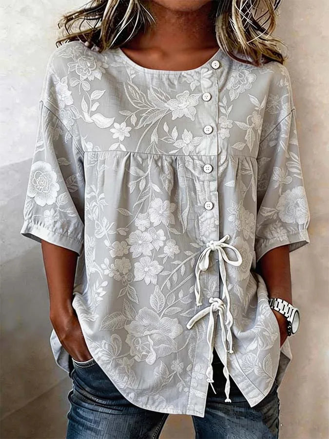Celestina | Blusa floreale elegante