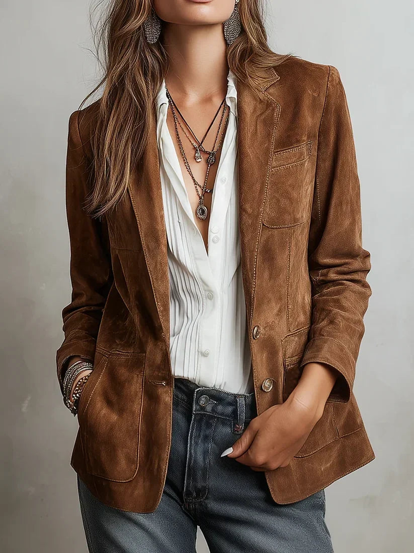 Cristina | Blazer vintage marrone